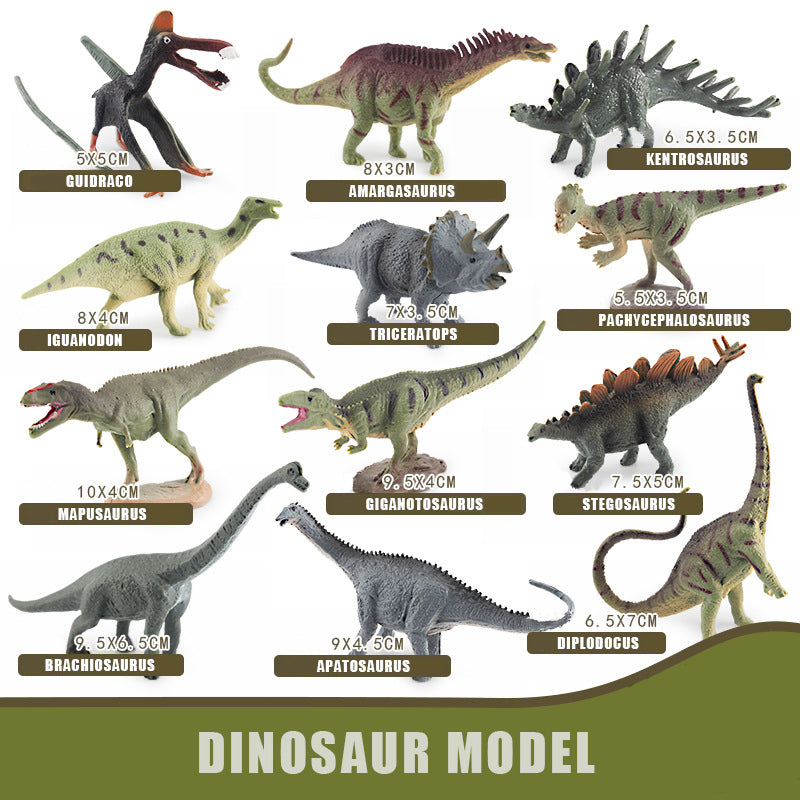 Dinosaur set 12 figures small/medium.