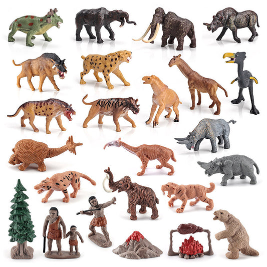 Stone Age play set 24 figures small/medium.